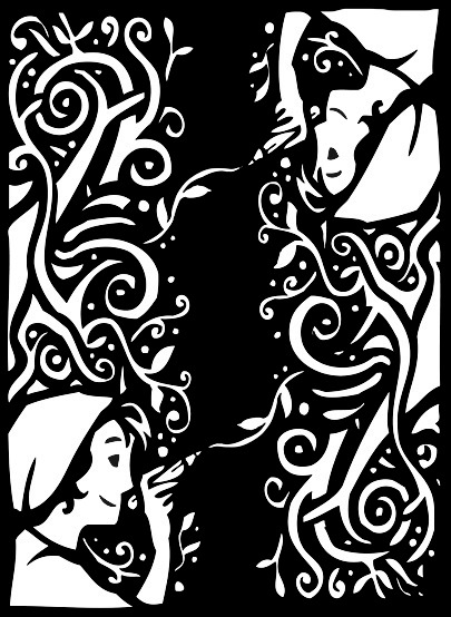 Another image i drew for a buiness card, dosent quite tie in the the other, but it was fun to draw. Itza me! :)